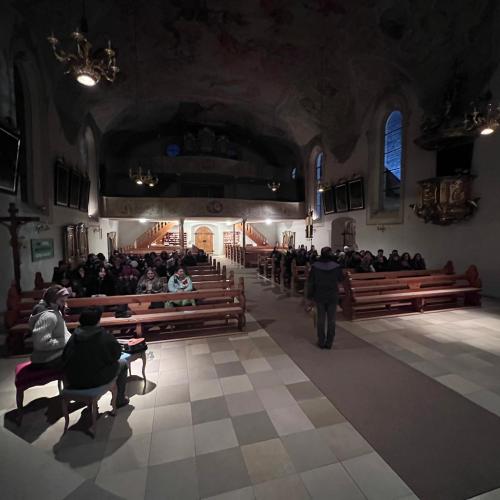 Weihnachtsandacht in der Pfarrkirche Elbigenalp