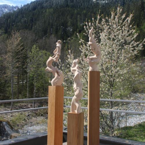 Abschlussarbeit Skulpturengruppe Therapiegarten