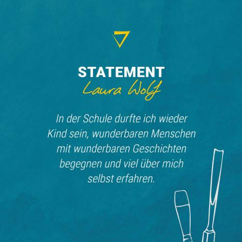 Absolventin Laura Wolf