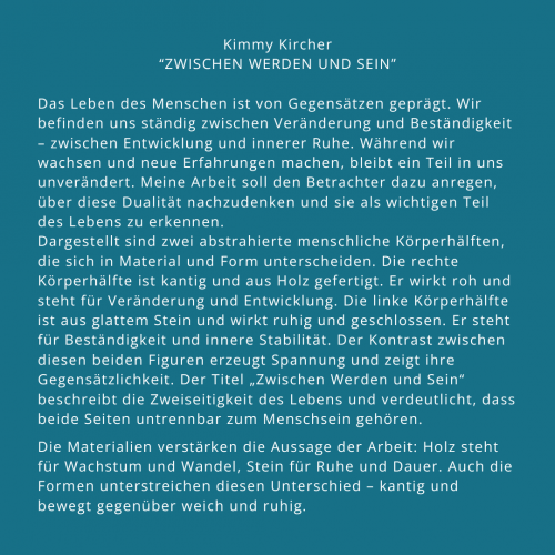 Abschlussprojekt zwischen werden und sein