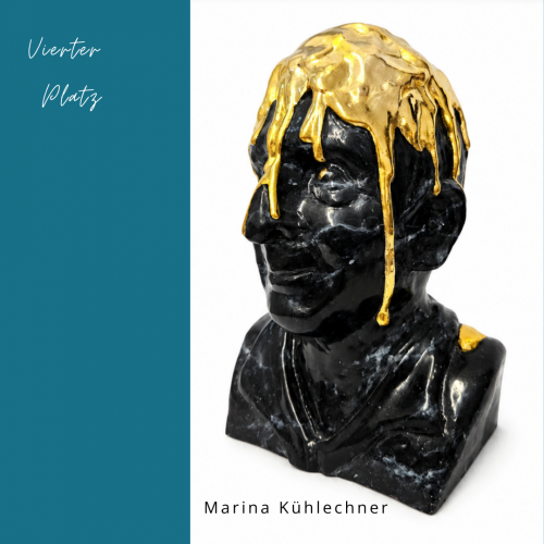 Arbeit des Monats Vergoldung Marmorierung