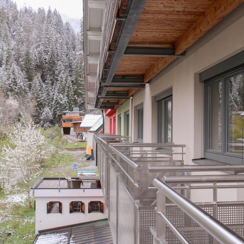 Blick vom Internatsbalkon