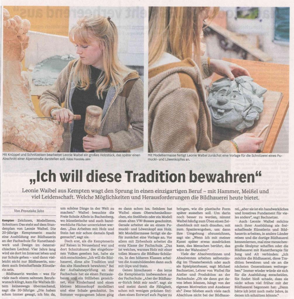 Leonie Waibel Allgäuer Zeitung