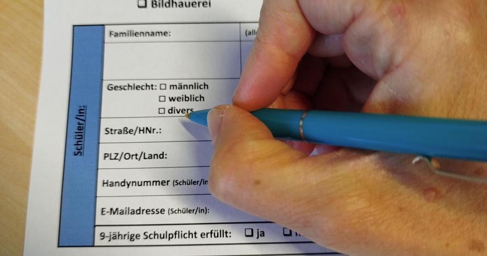 Anmeldung Schule